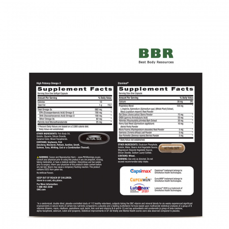 Mega Men Energy & Metabolism Vitapak 30 Packs, GNC