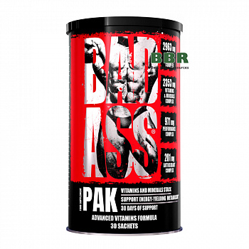 Multivitamin PAK 30 Sachets, BAD ASS