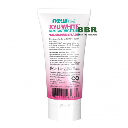 Зубная Паста Kids XyliWhite 85g, NOW Foods