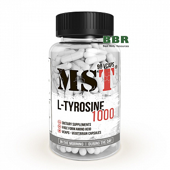 L-Tyrosine 1000 90 Caps, MST