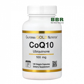 CoQ10 100mg 120 Veg Caps, California GOLD Nutrition