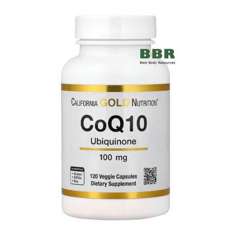 CoQ10 100mg 120 Veg Caps, California GOLD Nutrition