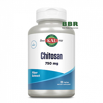 Chitosan 750mg 120 Veg Caps, KAL