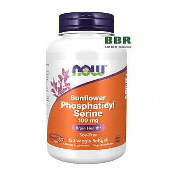 Phosphatidyl Serine 100mg 120 Caps, NOW Foods