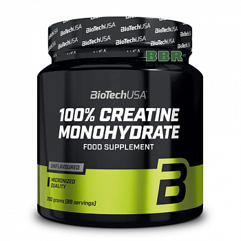 100% Creatine Monohydrate 300g, BioTechUSA