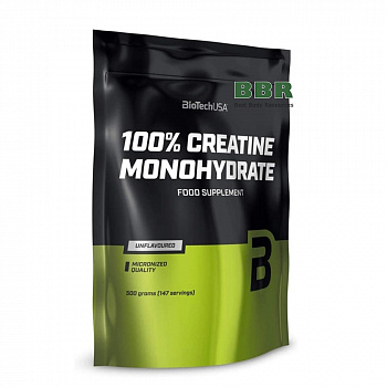 100% Creatine Monohydrate 500g bag, BioTechUSA