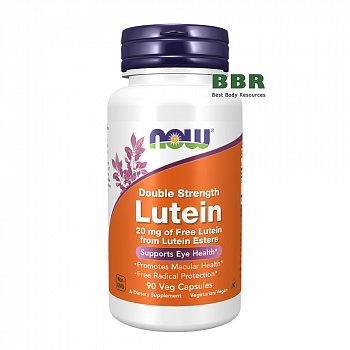 Lutein 20mg 90 Veg Caps, NOW Foods