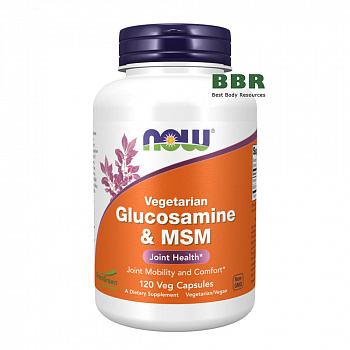 Vegetarian Glucosamine & MSM 120 Veg Caps, NOW Foods