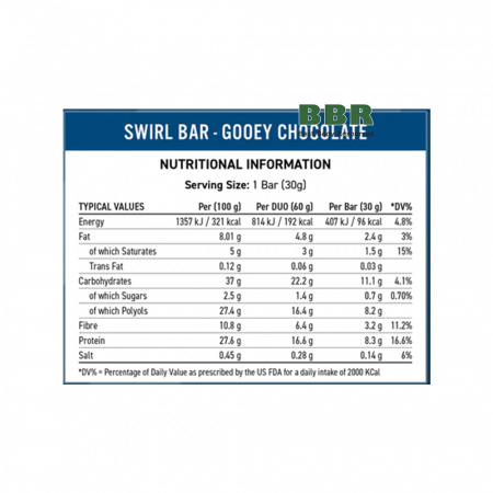 Swirl Duo Bar 60g, Applied Nutrition