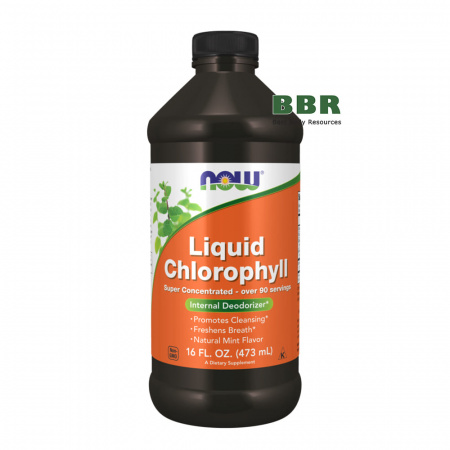 Liquid Chlorophyll 473ml, NOW Foods