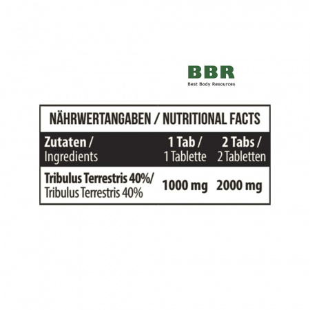 Tribulus 1000mg 90 Tabs, MST