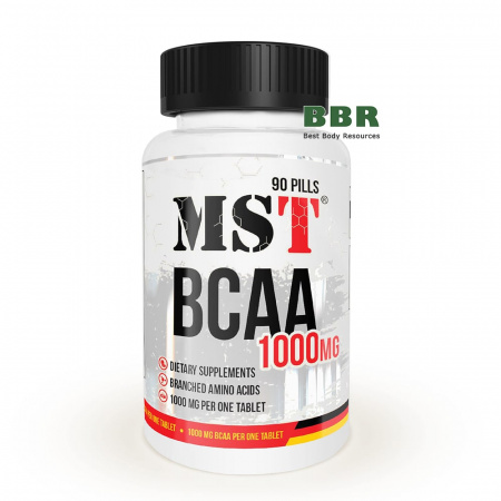BCAA 1000mg 90 Tabs, MST BCAA 1000mg 90 Tabs, MST