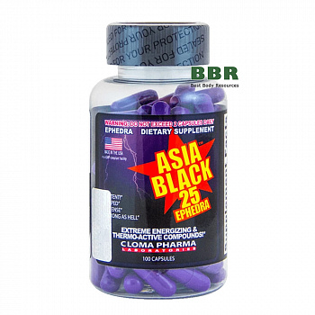 Asia Black 100 Caps, Cloma Pharma