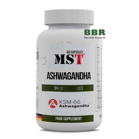 Ashwagandha KSM-66 60 Caps, MST