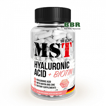 Hyaluronic Acid plus Biotin 90 Caps, MST