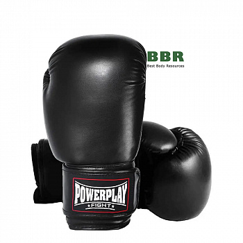 Перчатки Боксерские PP-3004 Classic Black, PowerPlay
