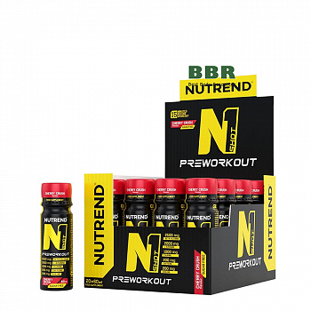 N1 Shot Pre-Workout 60ml, Nutrend