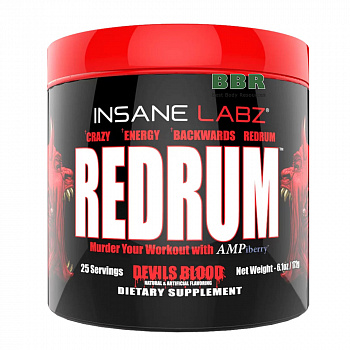 Redrum 25 servings 174g, Insane Labs