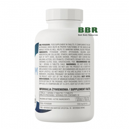 Potassium 90 Tabs, OstroVit Potassium 90 Tabs, OstroVit