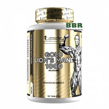 Gold Lion`s Mane 1000mg 90 Tabs, Kevin Levrone