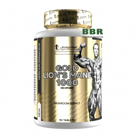 Gold Lion`s Mane 1000mg 90 Tabs, Kevin Levrone