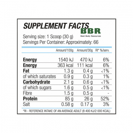Whey Protein Isolate 908g, Blade Sport