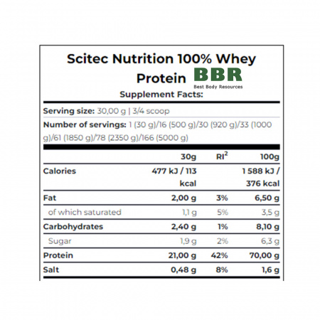100% Whey Protein 920g, Scitec Nutrition 100% Whey Protein 920g, Scitec Nutrition