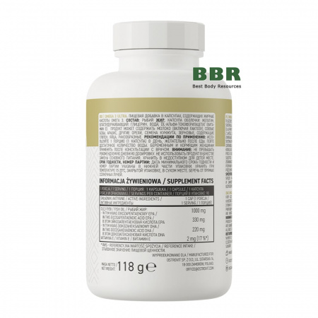 Omega 3 Ultra 90 Softgels, OstroVit