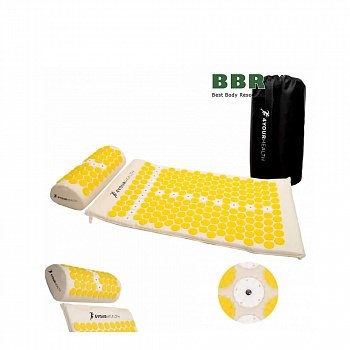 Коврик акупунктурный с подушкой Elite Line 1849 72*42