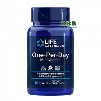 One-Per-Day Multivitamin 60 Tabs, Life Extension