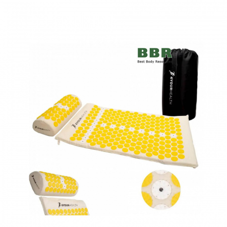 Коврик акупунктурный с подушкой Elite Line 1849 72*42