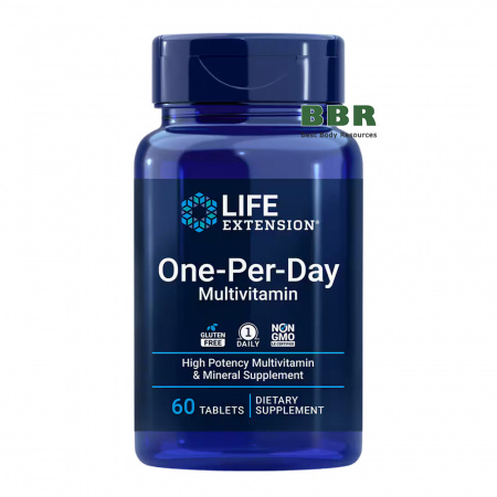 One-Per-Day Multivitamin 60 Tabs, Life Extension