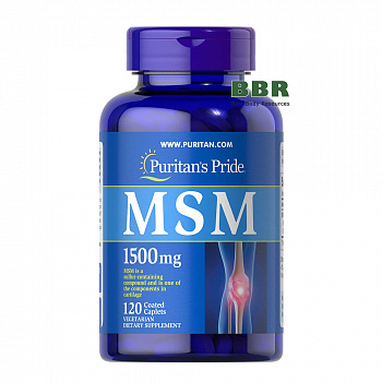 MSM 1500mg 120 Tabs, Puritans Pride
