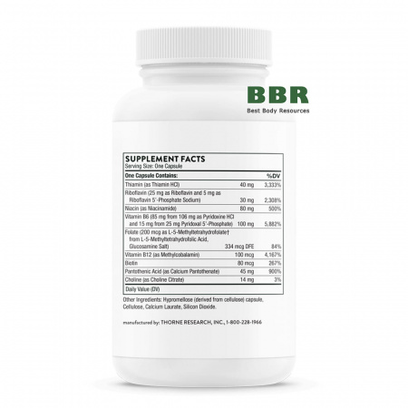 B-Complex n6 60 Caps, Thorne B-Complex n6 60 Caps, Thorne