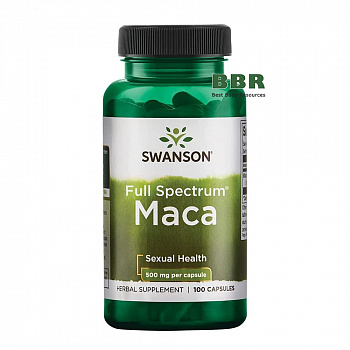 Maca 500mg 100 Caps, Swanson