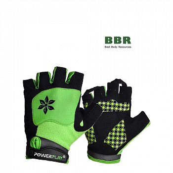 Велоперчатки женские 5284 Green, PowerPlay