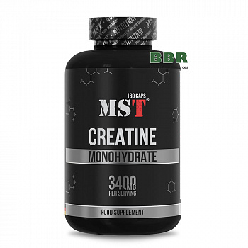 Creatine Monohydrate 3400mg 180 Caps, MST