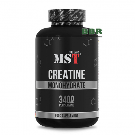 Creatine Monohydrate 3400mg 180 Caps, MST