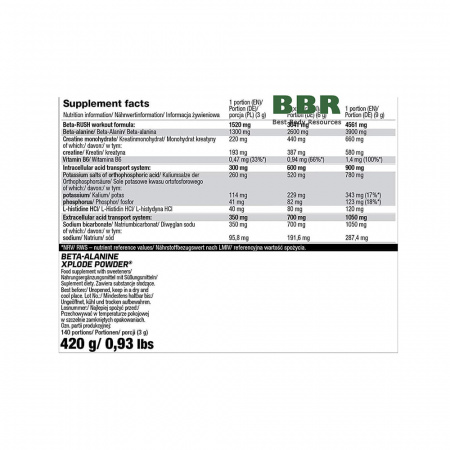 Beta-Alanine Xplode 420g, Olimp
