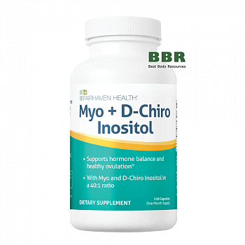 Myo D-Chiro Inositol 120 Caps, Fairhaven Health