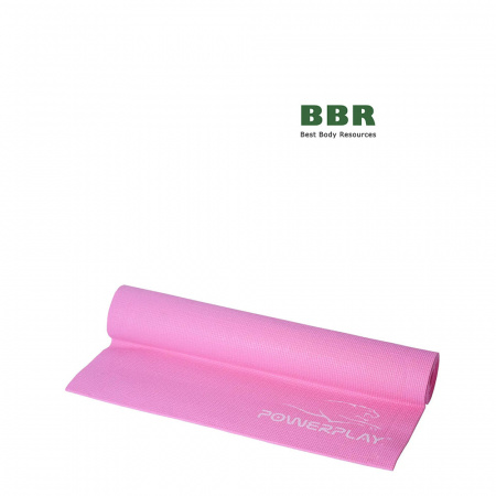 Коврик для йоги и фитнеса 4010 Pink, PowerPlay