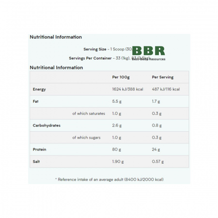 Pea Protein Isolate 1kg, MyProtein