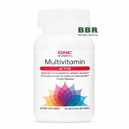 Womens Multivitamin Active 90 Tabs, GNC Womens Multivitamin Active 90 Tabs, GNC