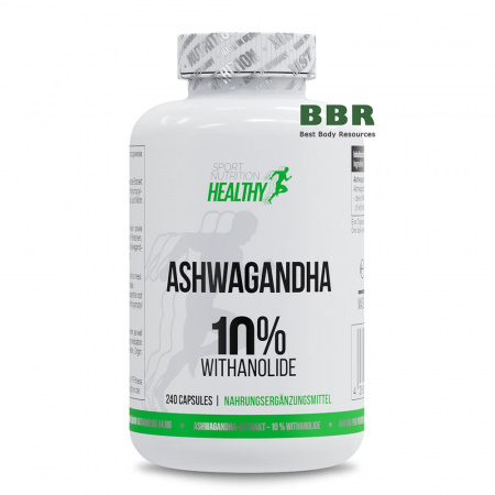 Healthy Ashwagandha 10% Withanolide 240 Caps, MST