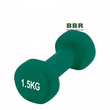 Гантель виниловая 4125 1.5кг, Power Play