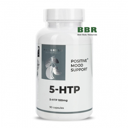 5-HTP 100mg 90 Caps, Progress Nutrition