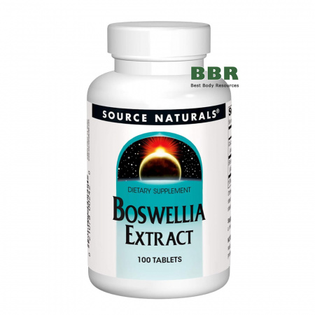 Boswellia Extract 375mg 100 Tabs, Source Naturals