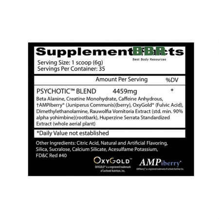 Psychotic 35 servings, Insane Labz Psychotic 35 servings, Insane Labz