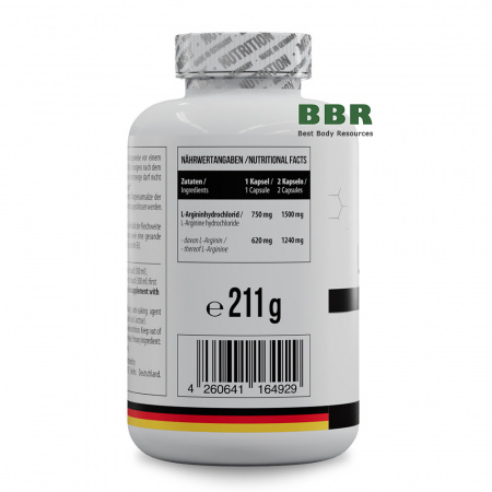 L-Arginine 240 Caps, MST