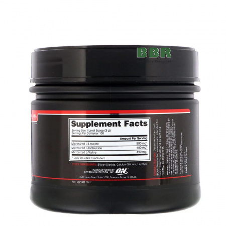Instantized BCAA Powder 300g, Optimum Nutrition Instantized BCAA Powder 300g, Optimum Nutrition